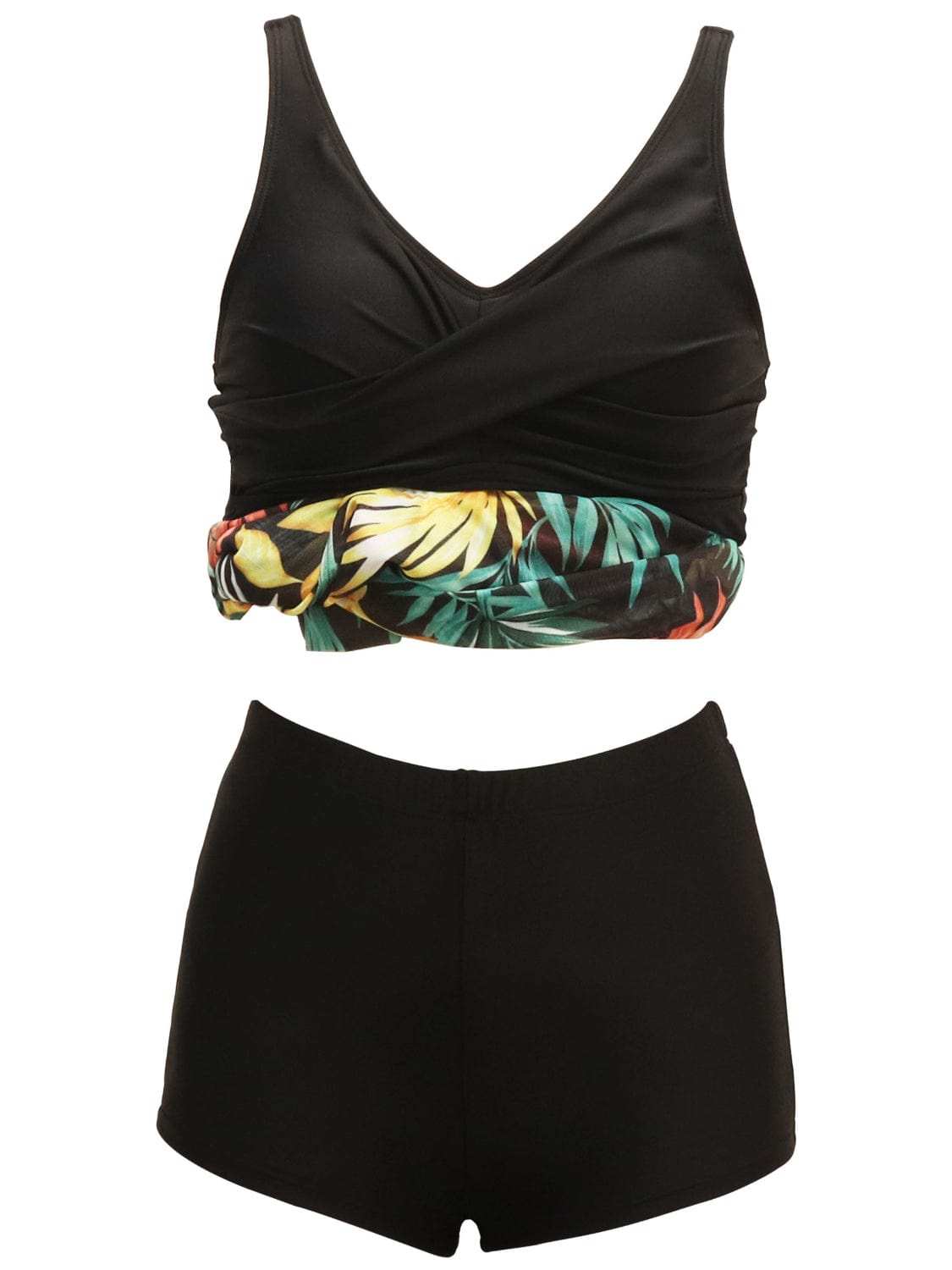 Printed Wide Strap Two-Piece Swim Set - Trendsi - Flyclothing LLC