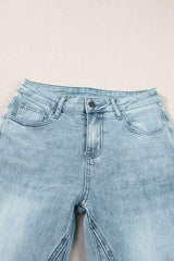 Wide Leg Jeans with Pockets - Trendsi - Flyclothing LLC