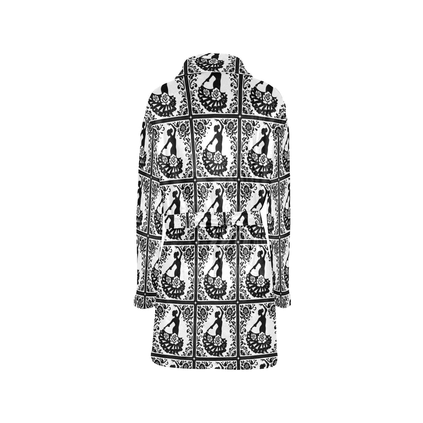 Baha Ranch Colores de Mexico Flamenco Senorita Fleece Robe