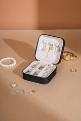 PU Leather Square Jewelry Box - Trendsi