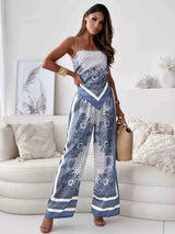 Printed Cami and Wide Leg Pants Set - Trendsi - Flyclothing LLC