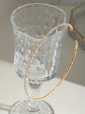 Stainless Steel Inlaid Zircon Necklace - Trendsi