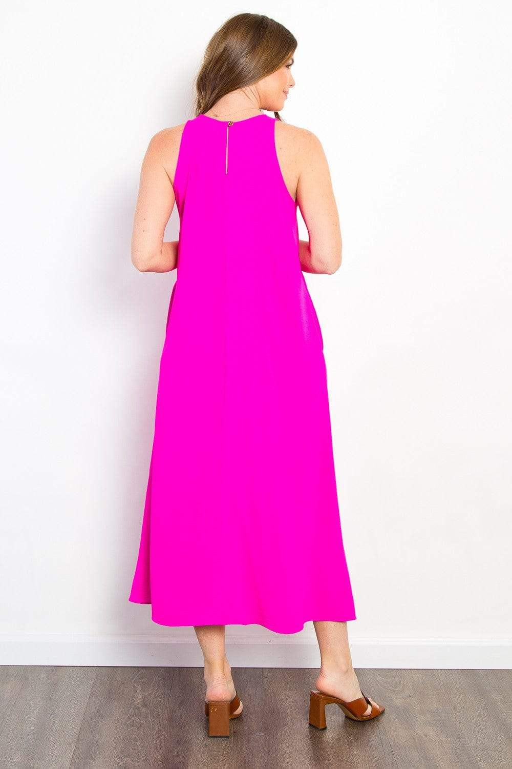 Be Stage Midi Tank Dress with Pockets - Trendsi - Flyclothing LLC