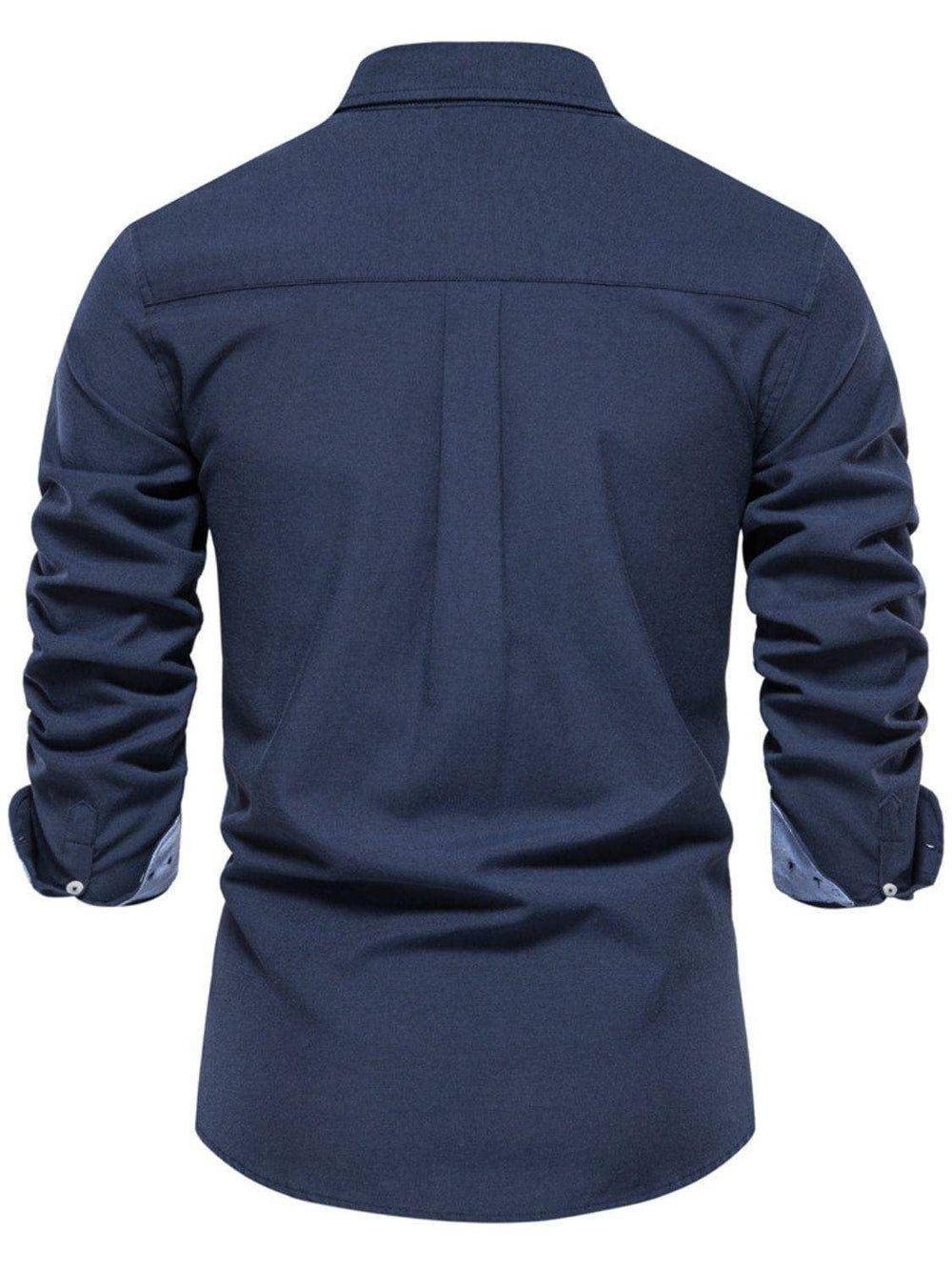 Men's Button Down Collared Neck Shirt - Trendsi - Flyclothing LLC