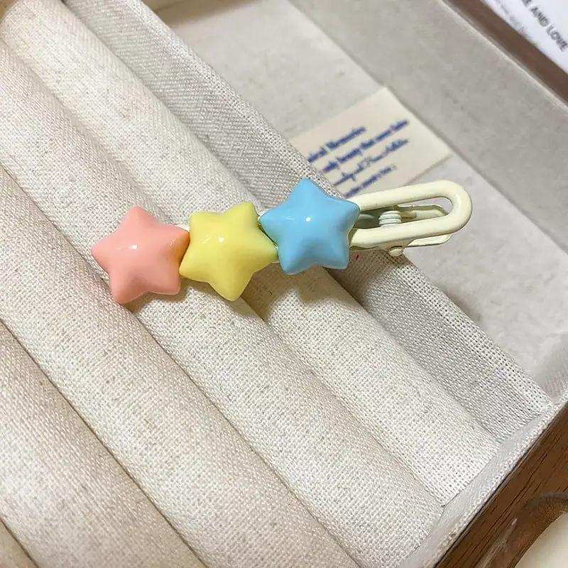 4 Piece Star Acrylic Hair Pin - Trendsi - Flyclothing LLC