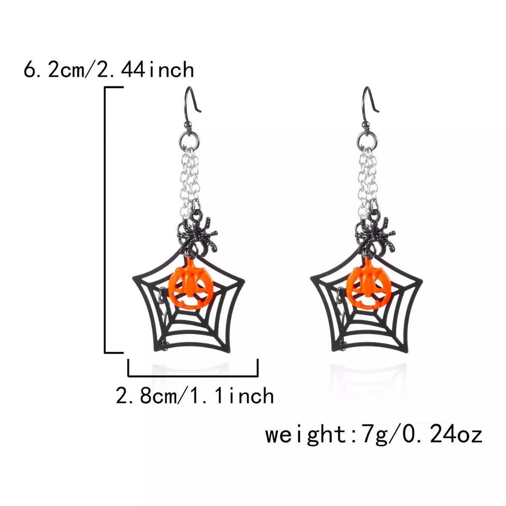 Halloween Spider Web Earrings - Trendsi - Flyclothing LLC