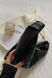 Zenana Vegan Leather Croissant Crossbody Bag - Trendsi - Flyclothing LLC