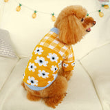 Bowknot Dog Clothes Cat Costume Hollow Knit Dog Sweater - My Store - Flyclothing LLC