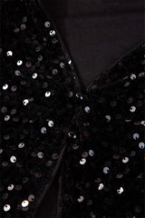 Sequin Round Neck Long Sleeve Blouse - Trendsi - Flyclothing LLC