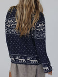 Zip Up Long Sleeve Cardigan - Trendsi
