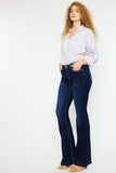 Kancan Mid Rise Slim Flare Jeans - Trendsi