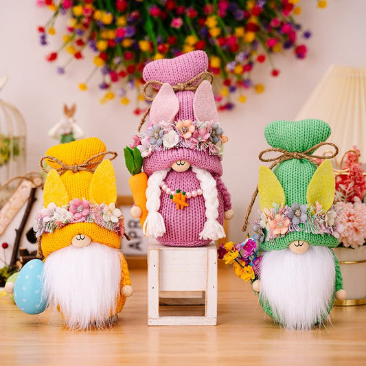 Easter Knit Faceless Doll - Trendsi