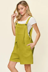 Double Take Full Size Texture Sleeveless Romper - Trendsi - Flyclothing LLC