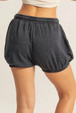 HYFVE Drawstring Bubble Hem Shorts - Trendsi