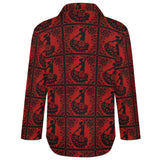 Baha Ranch Colores de Mexico Flamenco Dancer Button Up Shirt