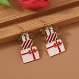 Christmas Gift Box Dangle Earrings - Trendsi - Flyclothing LLC