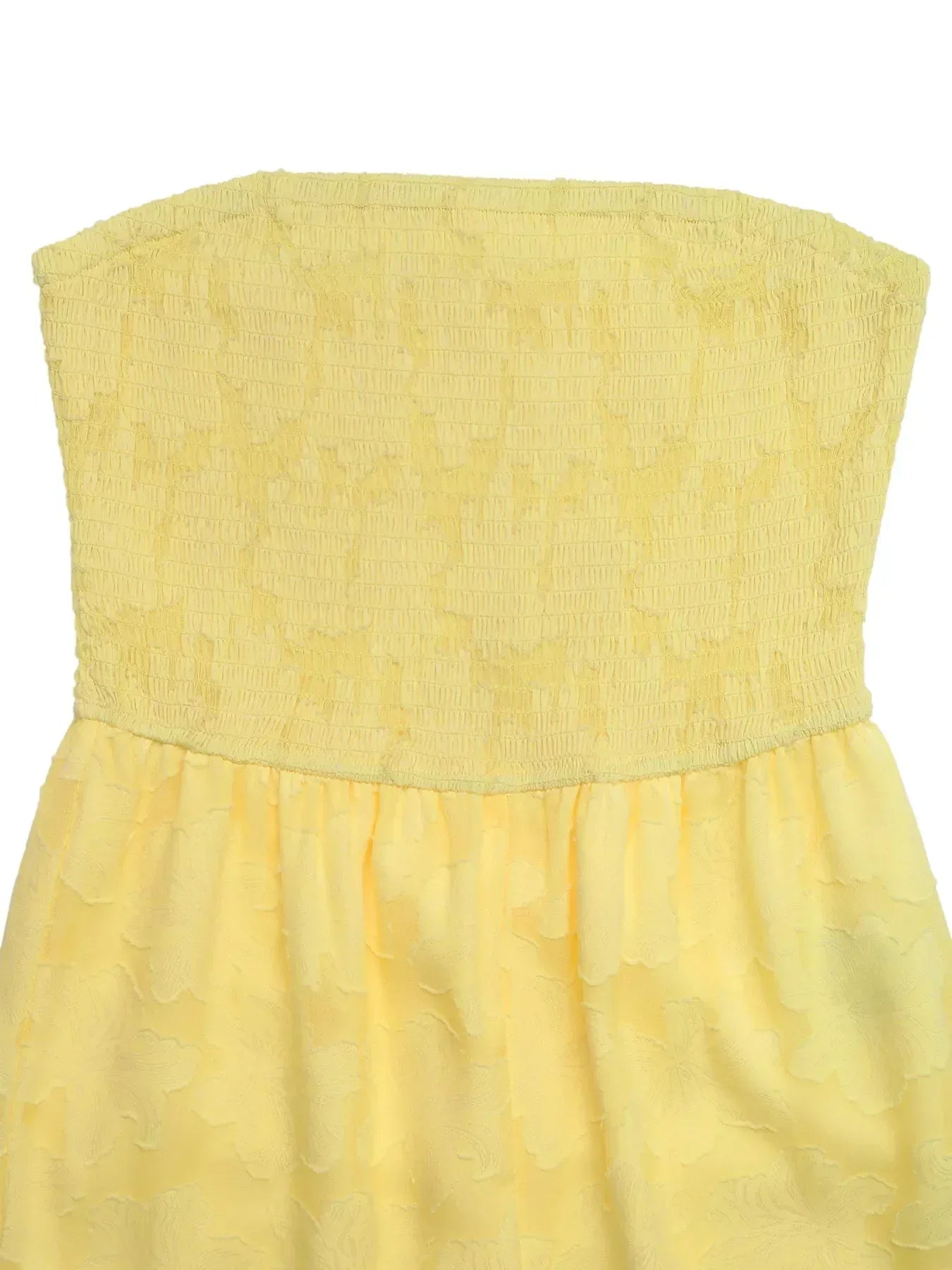 Lace Smocked Tube Jumpsuit - Trendsi - Flyclothing LLC