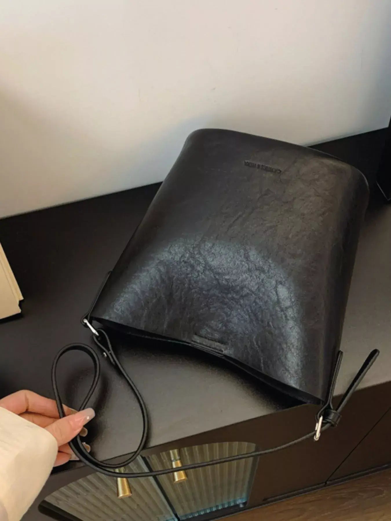 Vintage Style Bucket Crossbody Bag - Trendsi - Flyclothing LLC