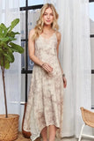 ADORA Printed Spaghetti Strap Midi Dress - Trendsi