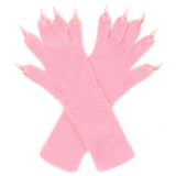 Halloween Silicone Meat Mat Long Gloves