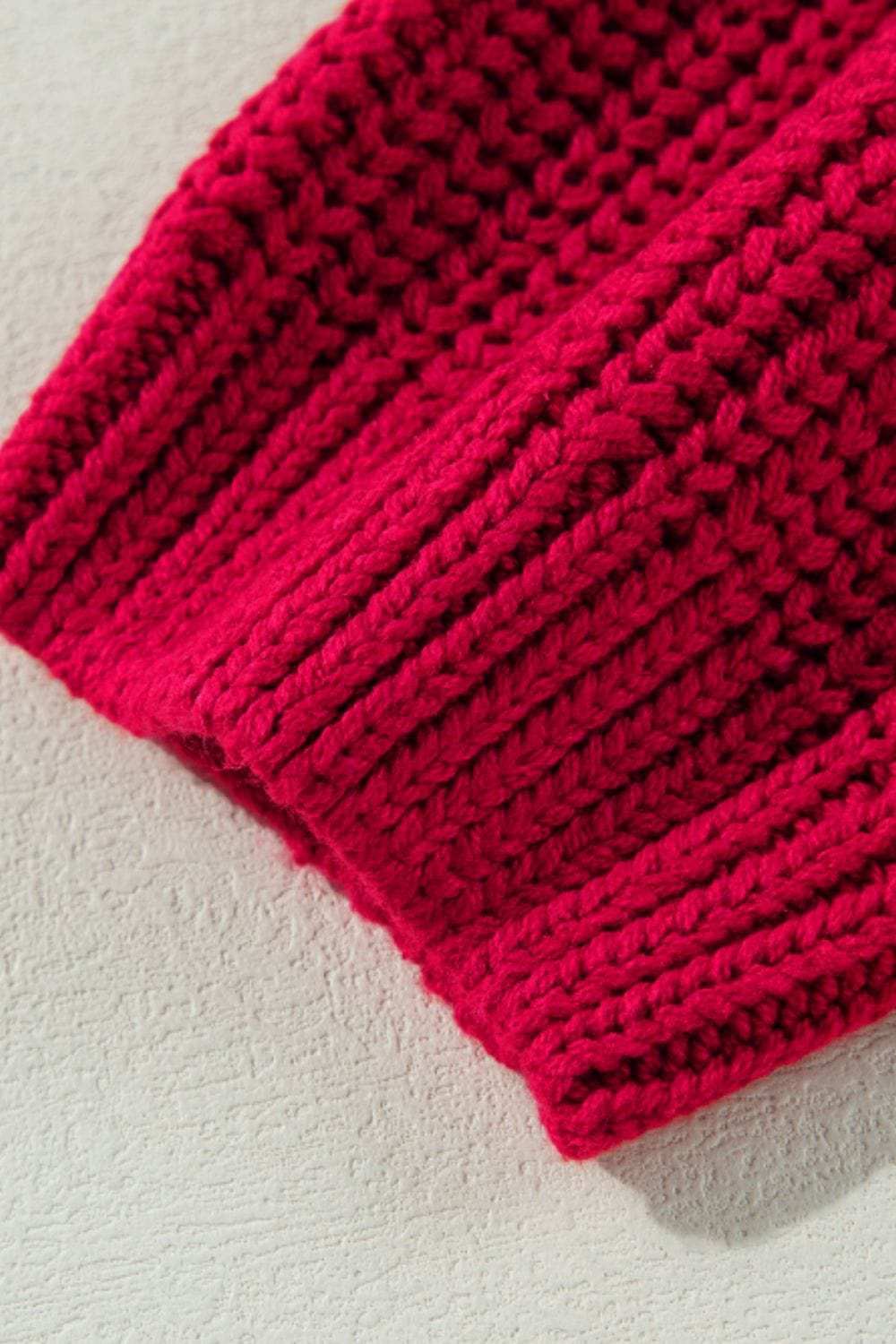 Off-Shoulder Long Sleeve Sweater - Trendsi - Flyclothing LLC