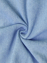 Casual Scoop Neck Sleeveless Denim Dress - Trendsi - Flyclothing LLC