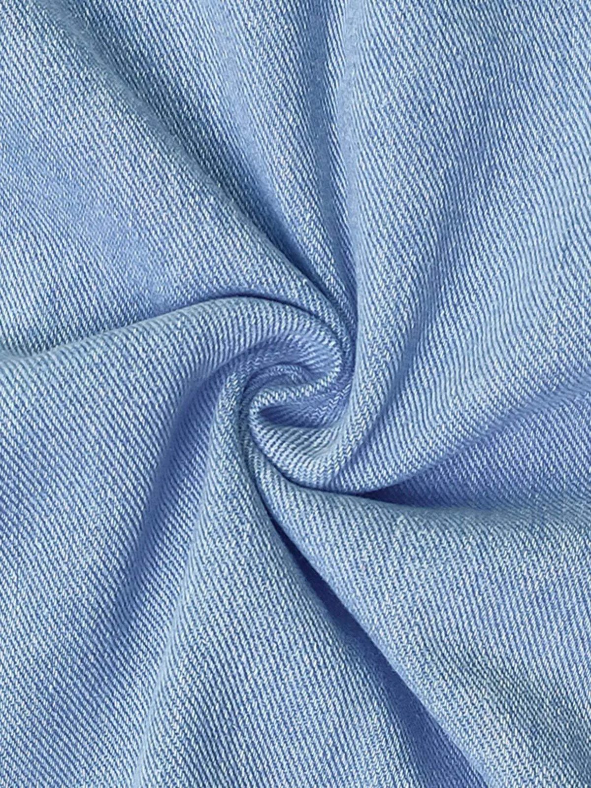 Casual Scoop Neck Sleeveless Denim Dress - Trendsi - Flyclothing LLC