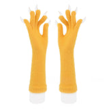 Halloween Silicone Meat Mat Long Gloves