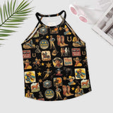 Baha Ranch Vintage Cowboy Collage Western Tank Top - Baha Ranch Western Wear - Flyclothing LLC