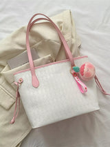 Woven Pattern Tote Bag - Trendsi - Flyclothing LLC
