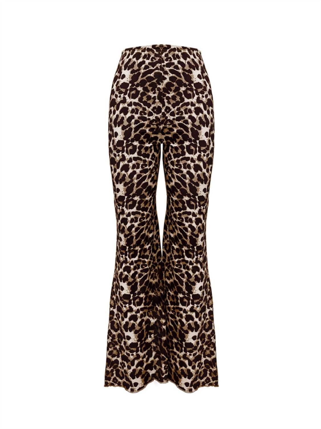 Leopard Flare Pants - Trendsi - Flyclothing LLC