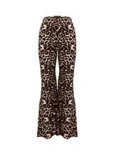 Leopard Flare Pants - Trendsi - Flyclothing LLC