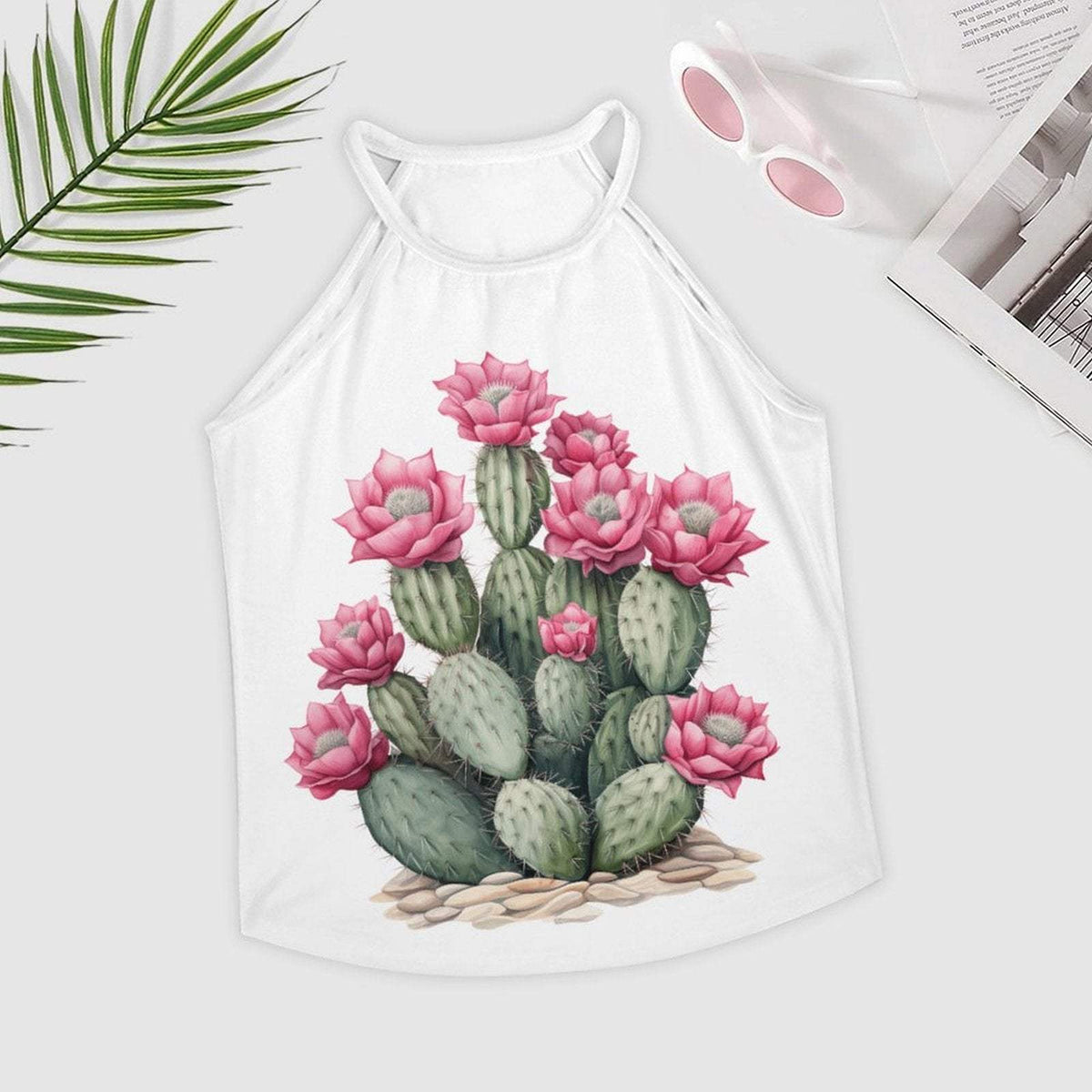 Baha Ranch Cactus Western Tank Top