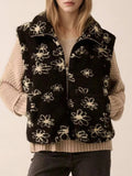 Zip Up Vest Coat with Pockets - Trendsi - Flyclothing LLC
