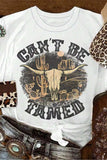 Graphic Round Neck Short Sleeve T-Shirt - Trendsi - Flyclothing LLC
