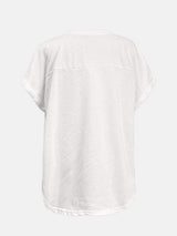 Sequin Round Neck Short Sleeve T-Shirt - Trendsi - Flyclothing LLC