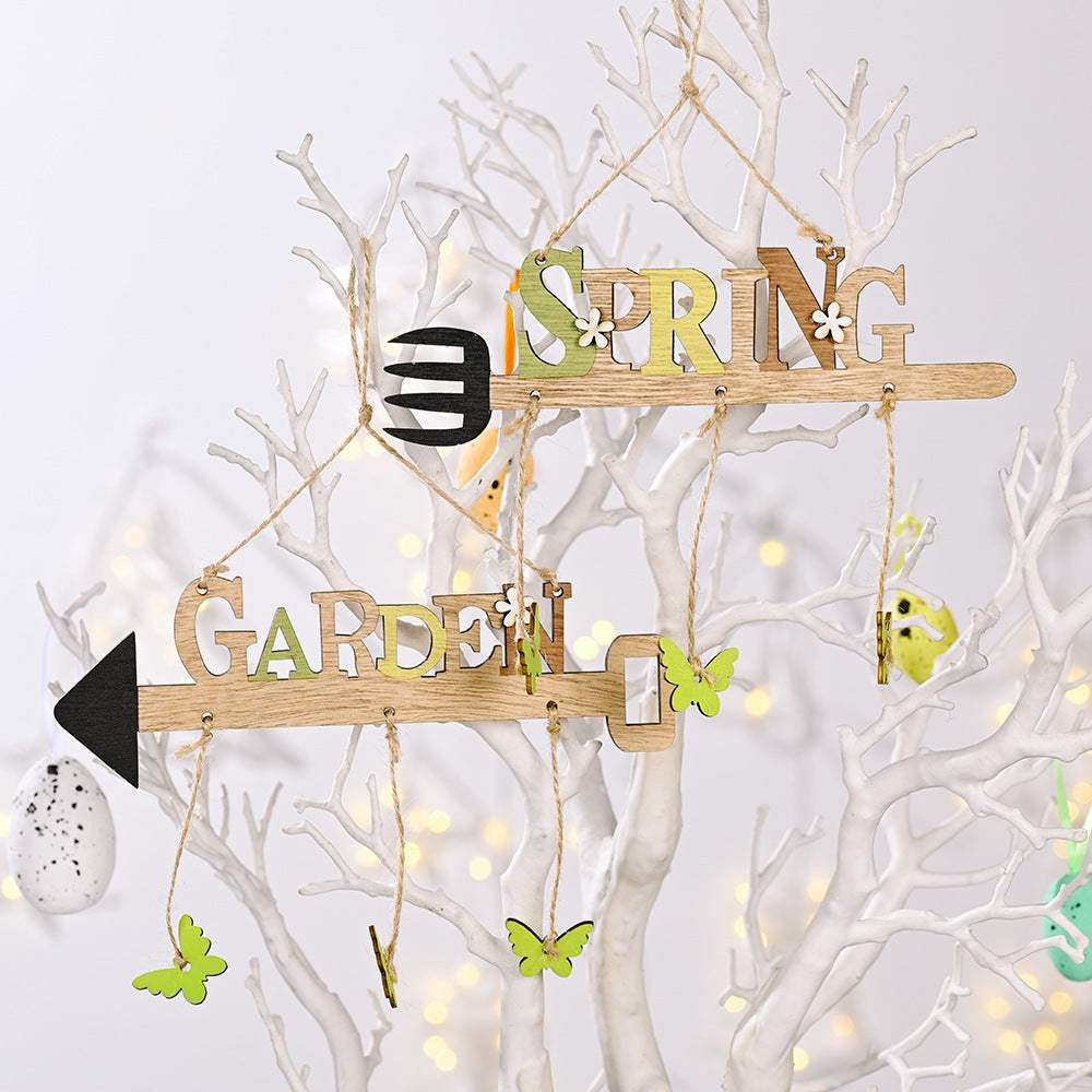 Easter Wooden Hanging Widget - Trendsi - Flyclothing LLC
