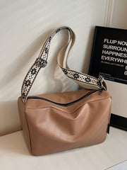PU Leather Adjustable Strap Crossbody Bag - Trendsi