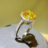 3 Carat Moissanite Zircon 925 Sterling Silver Ring - Trendsi - Flyclothing LLC