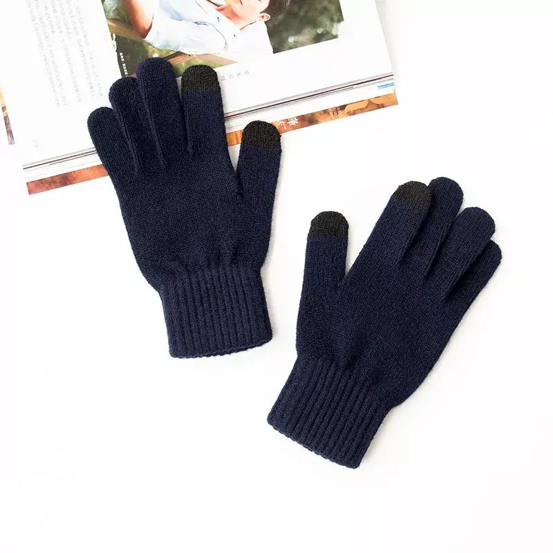 Touchscreen Knit Gloves - Trendsi - Flyclothing LLC