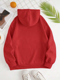 Drawstring Dropped Shoulder Hoodie - Trendsi - Flyclothing LLC