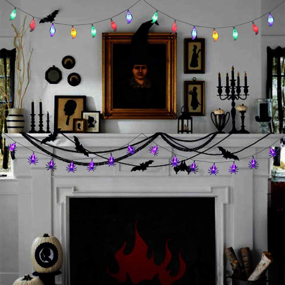 Halloween Decoration Lights Bat String Lights For Garden Gate Yard Halloween Christmas Decoration - My Store - Flyclothing LLC
