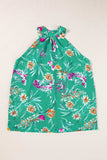 Frill Printed Grecian Tank - Trendsi - Flyclothing LLC