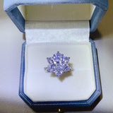 5 Carat Moissanite 925 Sterling Silver Ring - Trendsi