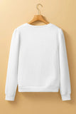 Textured Round Neck Long Sleeve Top - Trendsi