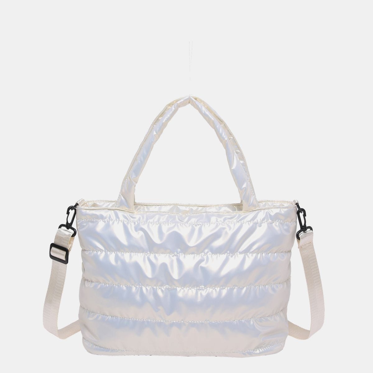 PU Leather Detachable Strap Crossbody Bag - Trendsi