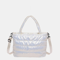 PU Leather Detachable Strap Crossbody Bag - Trendsi