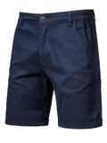 Men's Elastic Waist Shorts with Pockets - Trendsi - Flyclothing LLC