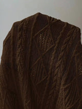 Diamond Pattern Round Neck Top - Trendsi - Flyclothing LLC