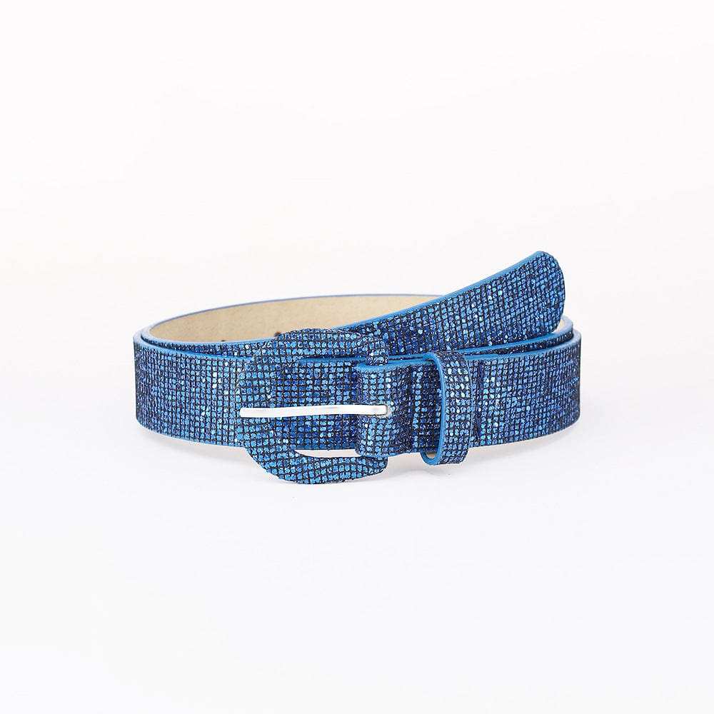 Sequin PU Leather Belt - Trendsi - Flyclothing LLC